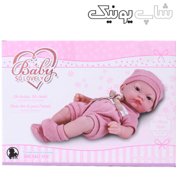 بسته بندی عروسک نوزاد مدل لاولی