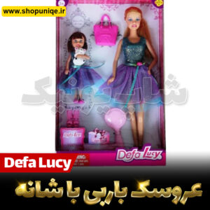 عروسک باربی با بچه برند Defa Lucy