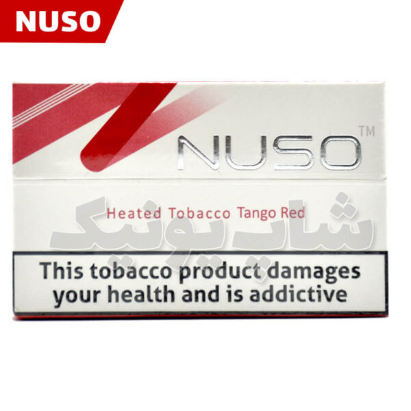 فیلتر نوسو تانگو قرمز طعم هلو و زردآلو Nuso Tobacco Tango Red